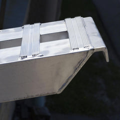 10' L x 16" W Heavy Equipment Ramps, Hook End, Stub Foot - 10,000 lb. per Axle