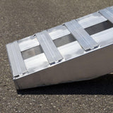 10' L x 16" W Heavy Equipment Ramps, Hook End, Stub Foot - 10,000 lb. per Axle