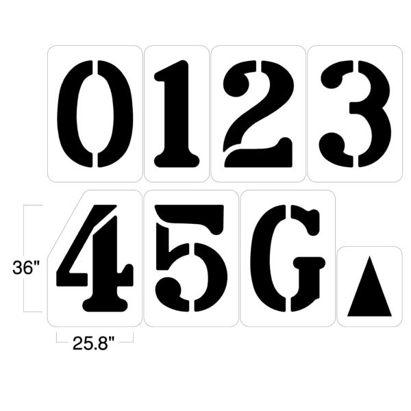 Newstripe Football Field Stencil Kit