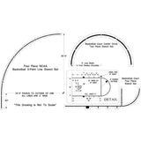 Newstripe NCAA Basketball Court Stencil Set