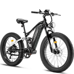 FREESKY Eurostar M-410 1000 w Mountain Ebike 4 Fat Tire Electric Fat Tire Mountain eBike