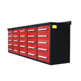 10' Heavy Duty Workbench with 25 Drawers