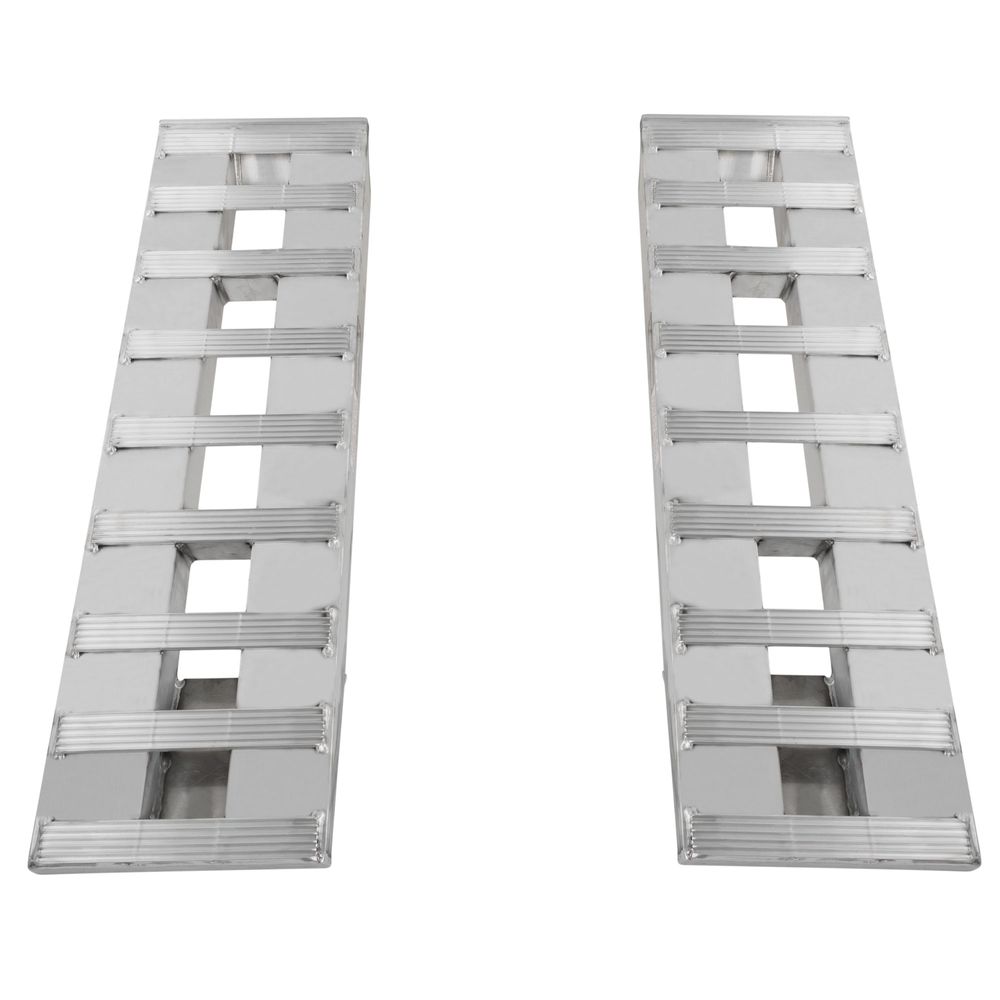 4' L x 14" W Heavy Equipment Ramps, Hook End, Stub Foot - 12,000 lb. per Axle