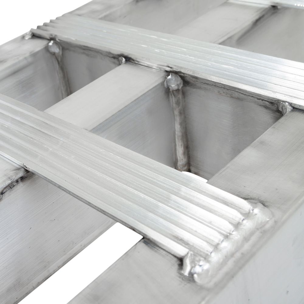 6' L x 14" W Heavy Equipment Ramps, Hook End, Stub Foot - 12,000 lb. per Axle