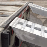 12' L x 16" W Heavy Equipment Ramps, Hook End, Stub Foot - 12,000 lb. per Axle