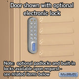 12" Wide Five Tier Box Style Standard Metal Locker - 3 Wide - 5 Feet High - 18" Deep by Salsbury