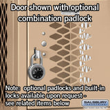 12" Wide Five Tier Box Style Vented Metal Locker - 1 Wide - 5 Feet High - 18" Deep by Salsbury