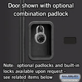 12" Wide Four Tier Designer Wood Locker - 1 Wide - 6 Feet High - 21" Deep by Salsbury
