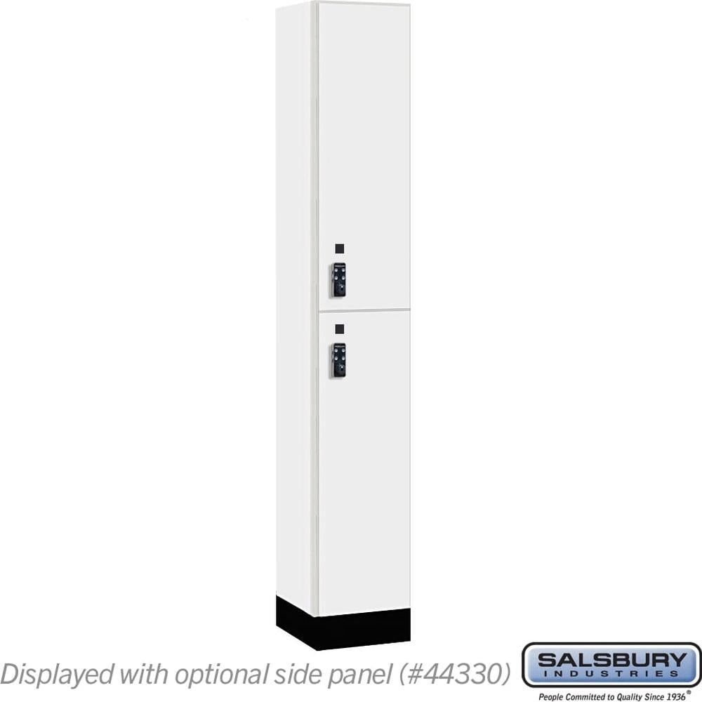 12" Wide Premier Wood Locker - Double Tier-1 Wide - 6 Feet High - 15" Deep by Salsbury