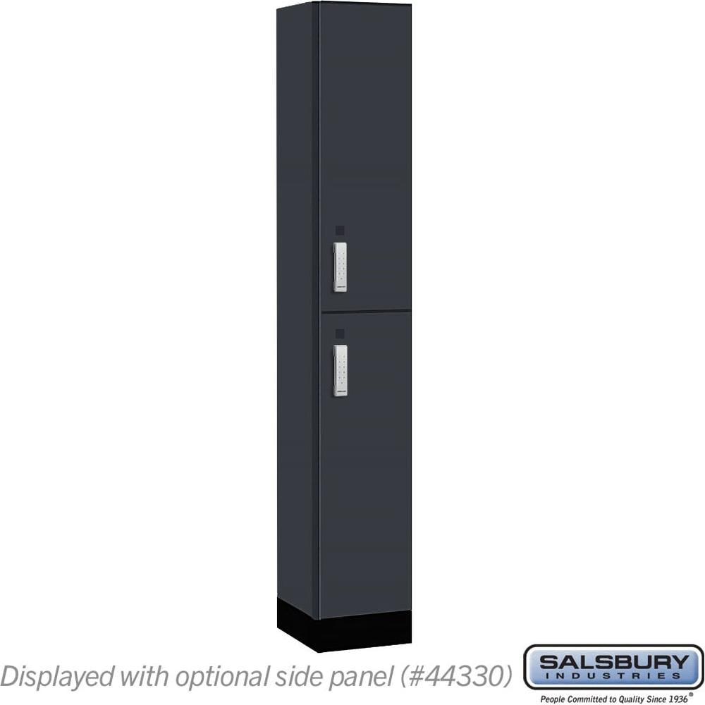 12" Wide Premier Wood Locker - Double Tier-1 Wide - 6 Feet High - 15" Deep by Salsbury