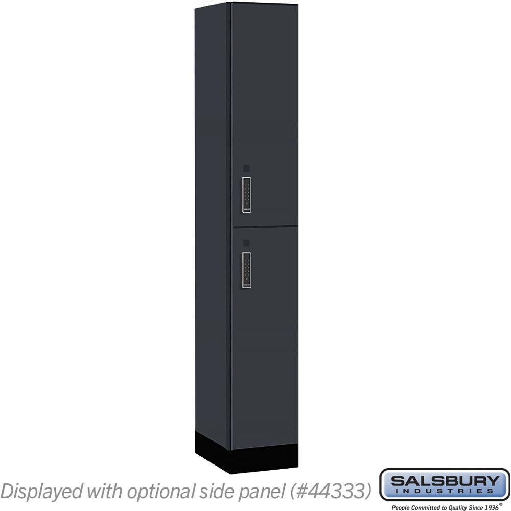 12" Wide Premier Wood Locker - Double Tier-1 Wide - 6 Feet High - 18" Deep by Salsbury