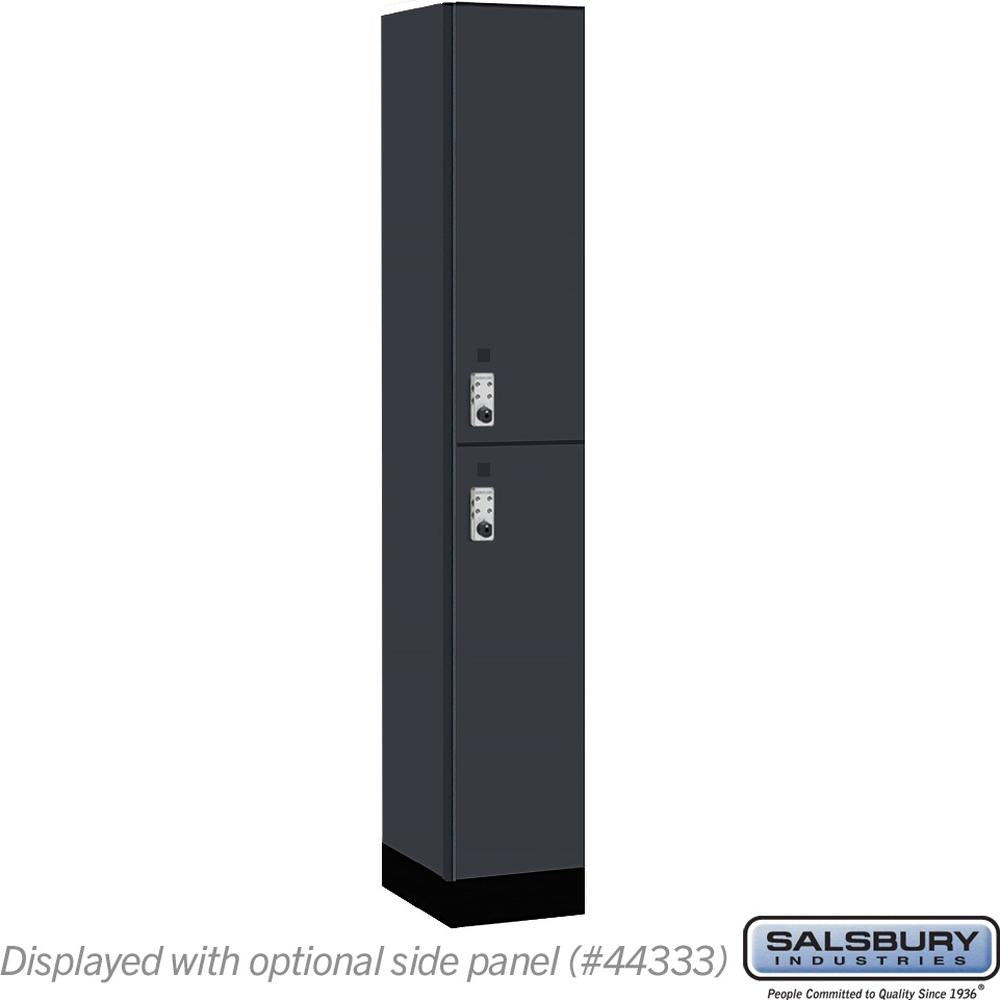 12" Wide Premier Wood Locker - Double Tier-1 Wide - 6 Feet High - 18" Deep by Salsbury
