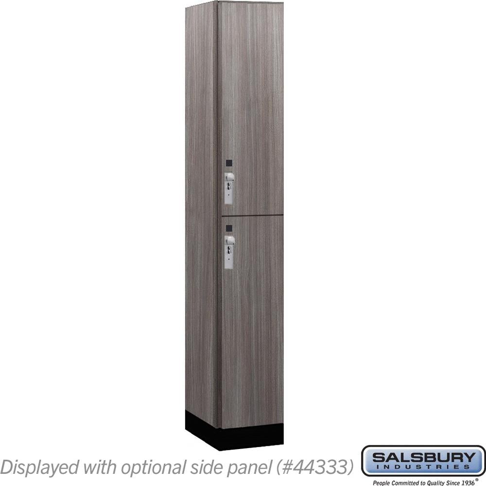 12" Wide Premier Wood Locker - Double Tier-1 Wide - 6 Feet High - 18" Deep by Salsbury