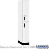 12" Wide Premier Wood Locker - Double Tier-1 Wide - 6 Feet High - 21" Deep by Salsbury