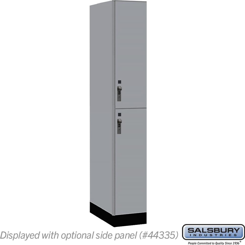 12" Wide Premier Wood Locker - Double Tier-1 Wide - 6 Feet High - 21" Deep by Salsbury