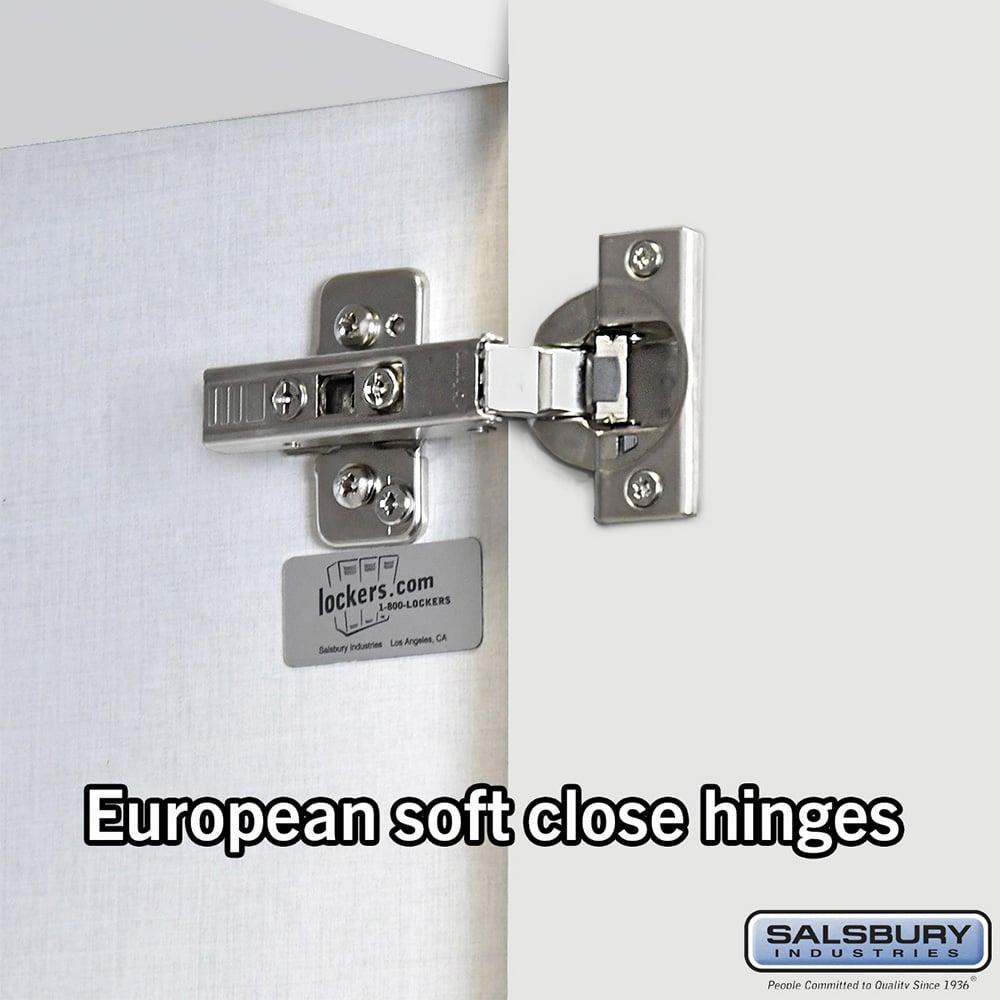 12" Wide Premier Wood Locker - Double Tier-1 Wide - 6 Feet High - 21" Deep by Salsbury