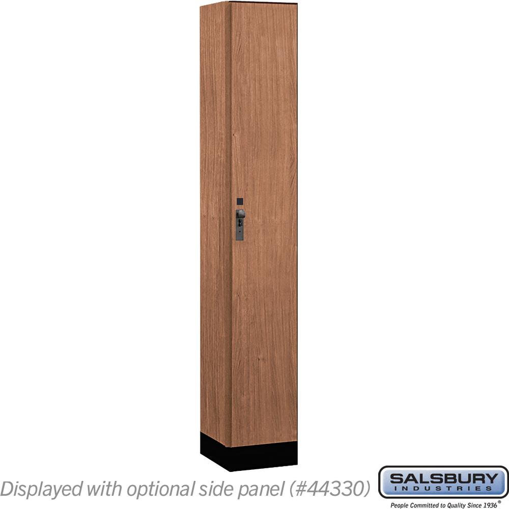 12" Wide Premier Wood Locker - Single Tier - 1 Wide - 6 Feet High - 15" Deep by Salsbury