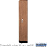 12" Wide Premier Wood Locker - Single Tier - 1 Wide - 6 Feet High - 15" Deep by Salsbury