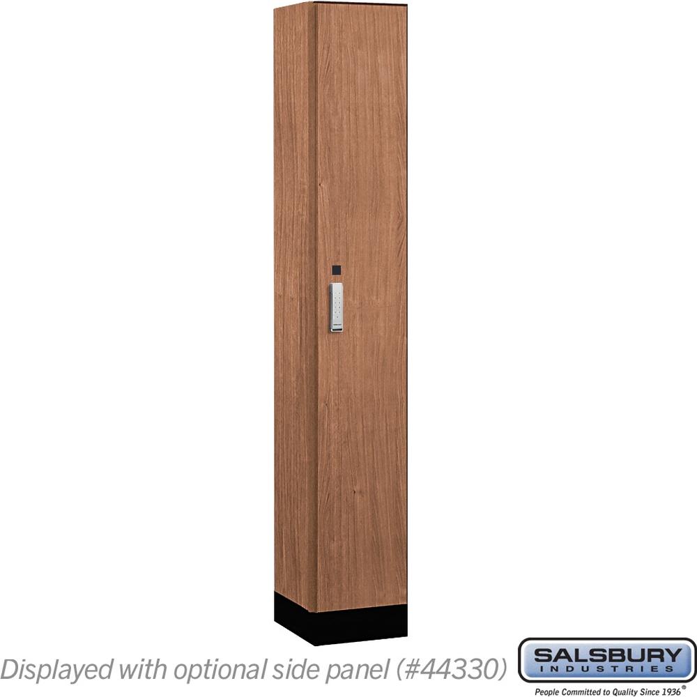 12" Wide Premier Wood Locker - Single Tier - 1 Wide - 6 Feet High - 15" Deep by Salsbury