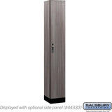 12" Wide Premier Wood Locker - Single Tier - 1 Wide - 6 Feet High - 15" Deep by Salsbury