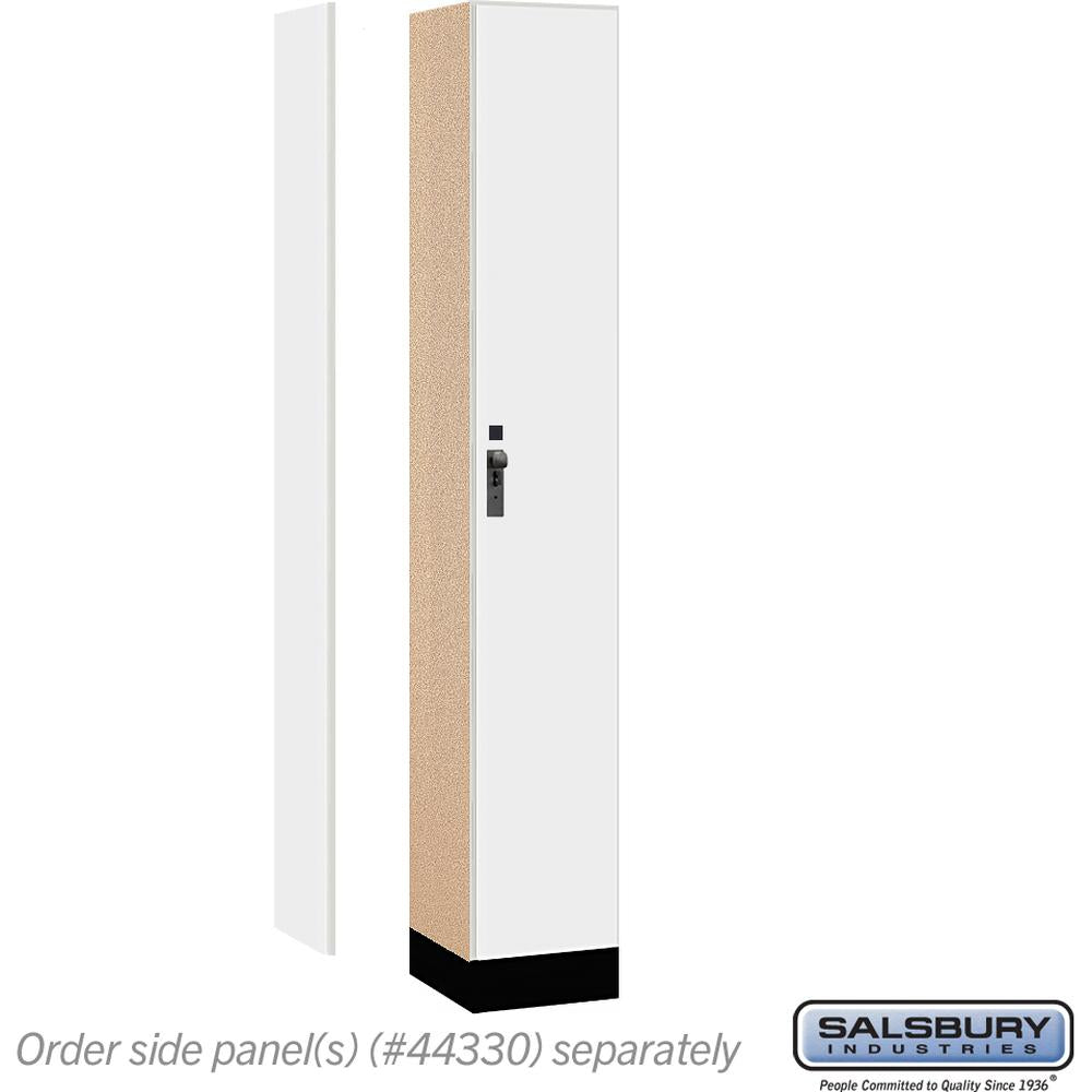12" Wide Premier Wood Locker - Single Tier - 1 Wide - 6 Feet High - 15" Deep by Salsbury