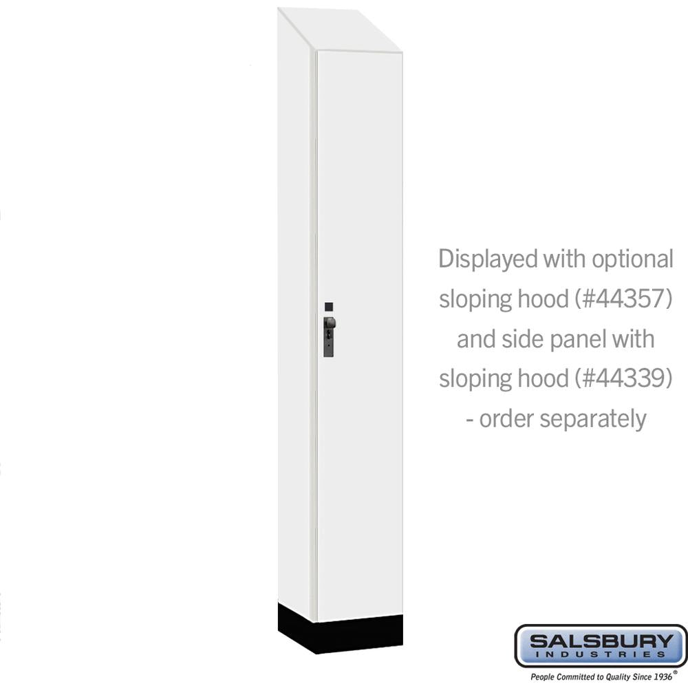 12" Wide Premier Wood Locker - Single Tier - 1 Wide - 6 Feet High - 15" Deep by Salsbury