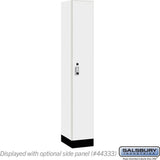 12" Wide Premier Wood Locker - Single Tier - 1 Wide - 6 Feet High - 18" Deep by Salsbury