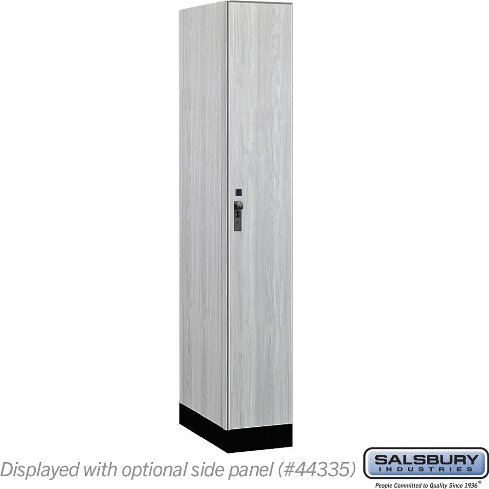 12" Wide Premier Wood Locker - Single Tier - 1 Wide - 6 Feet High - 21" Deep by Salsbury