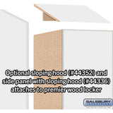 12" Wide Premier Wood Locker - Single Tier - 1 Wide - 6 Feet High - 21" Deep by Salsbury