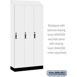 12" Wide Premier Wood Locker - Single Tier - 3 Wide - 6 Feet High - 15" Deep by Salsbury