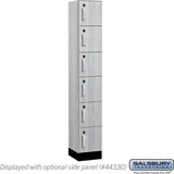 12" Wide Premier Wood Locker - Six Tier Box Style-1 Wide - 6 Feet High - 15" Deep by Salsbury