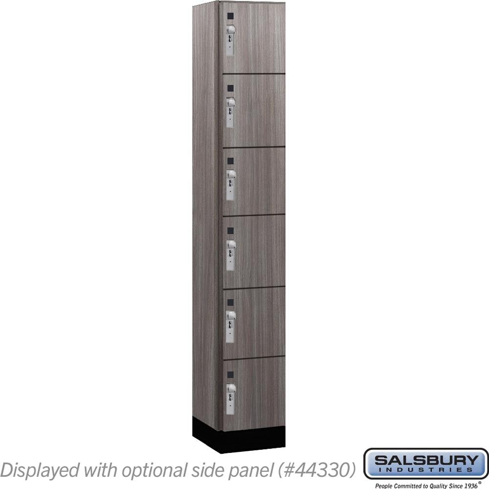 12" Wide Premier Wood Locker - Six Tier Box Style-1 Wide - 6 Feet High - 15" Deep by Salsbury