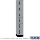 12" Wide Premier Wood Locker - Six Tier Box Style-1 Wide - 6 Feet High - 15" Deep by Salsbury