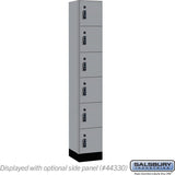 12" Wide Premier Wood Locker - Six Tier Box Style-1 Wide - 6 Feet High - 15" Deep by Salsbury