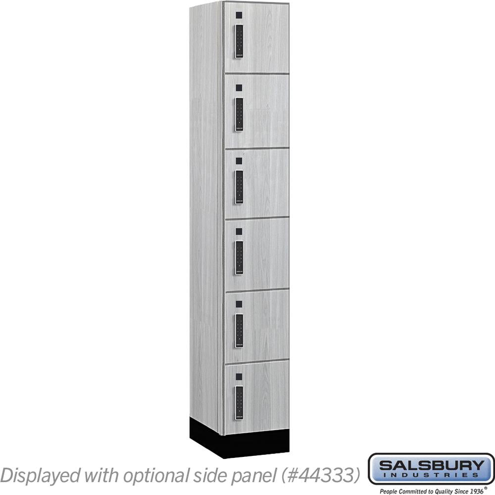 12" Wide Premier Wood Locker - Six Tier Box Style-1 Wide - 6 Feet High - 18" Deep by Salsbury