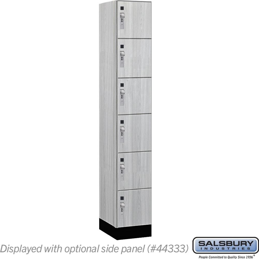 12" Wide Premier Wood Locker - Six Tier Box Style-1 Wide - 6 Feet High - 18" Deep by Salsbury