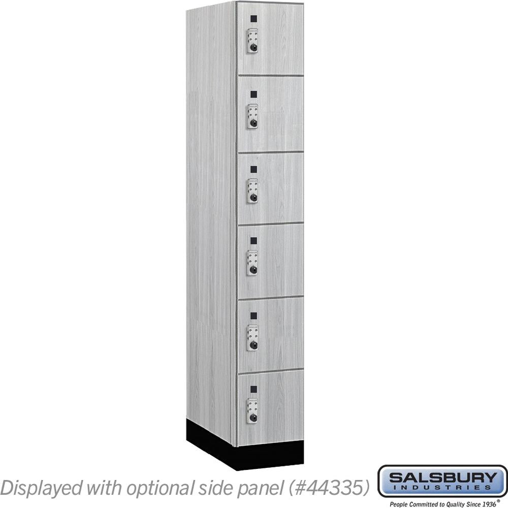 12" Wide Premier Wood Locker - Six Tier Box Style-1 Wide - 6 Feet High - 21" Deep by Salsbury