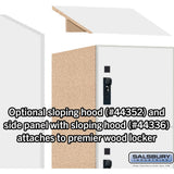 12" Wide Premier Wood Locker - Six Tier Box Style-1 Wide - 6 Feet High - 21" Deep by Salsbury