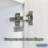 12" Wide Premier Wood Locker - Six Tier Box Style-3 Wide - 6 Feet High - 15" Deep by Salsbury