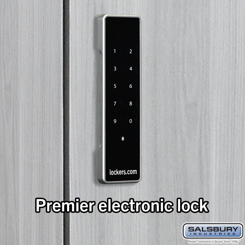 12" Wide Premier Wood Locker - Six Tier Box Style-3 Wide - 6 Feet High - 15" Deep by Salsbury