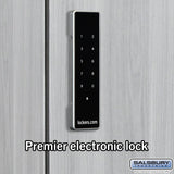 12" Wide Premier Wood Locker - Six Tier Box Style-3 Wide - 6 Feet High - 15" Deep by Salsbury