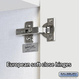 12" Wide Premier Wood Locker - Triple Tier-1 Wide - 6 Feet High - 18" Deep by Salsbury