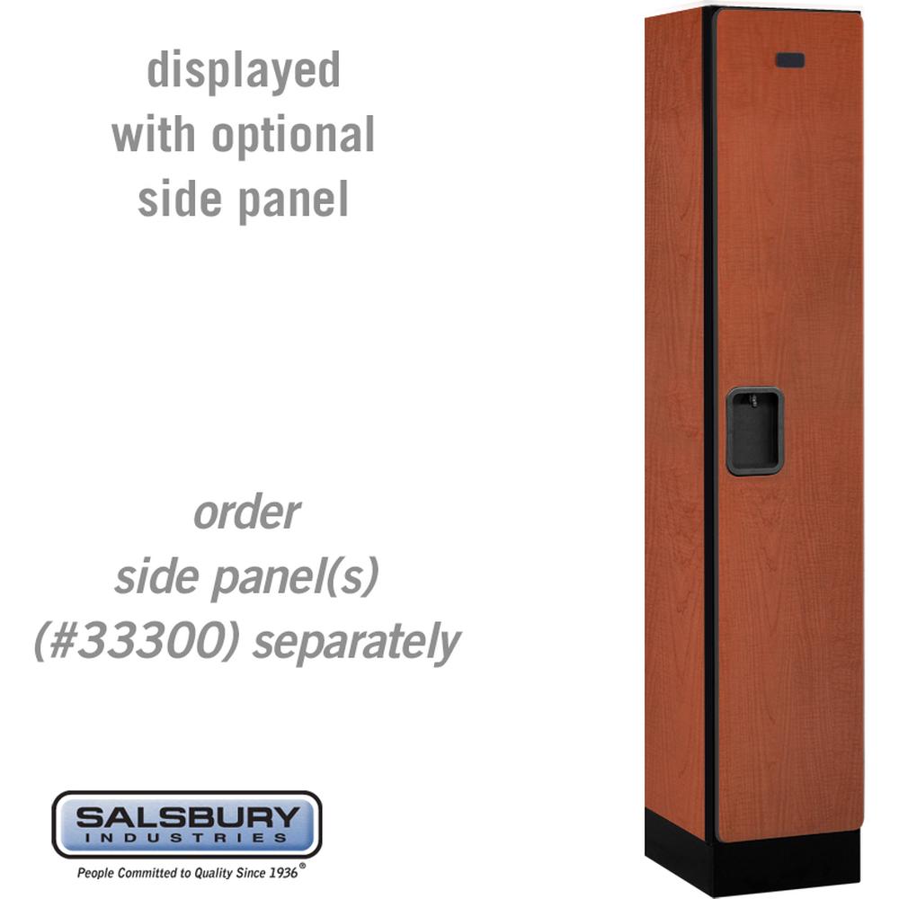 12" Wide Single Tier Designer Wood Locker - 1 Wide - 5 Feet High - 15" Deep by Salsbury