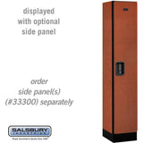 12" Wide Single Tier Designer Wood Locker - 1 Wide - 5 Feet High - 15" Deep by Salsbury
