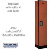 12" Wide Single Tier Designer Wood Locker - 1 Wide - 5 Feet High - 15" Deep by Salsbury