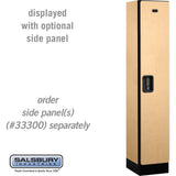 12" Wide Single Tier Designer Wood Locker - 1 Wide - 5 Feet High - 15" Deep by Salsbury