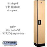 12" Wide Single Tier Designer Wood Locker - 1 Wide - 5 Feet High - 15" Deep by Salsbury