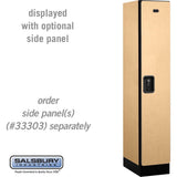 12" Wide Single Tier Designer Wood Locker - 1 Wide - 5 Feet High - 18" Deep by Salsbury