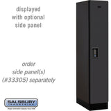 12" Wide Single Tier Designer Wood Locker - 1 Wide - 5 Feet High - 21" Deep by Salsbury