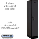 12" Wide Single Tier Designer Wood Locker - 1 Wide - 5 Feet High - 21" Deep by Salsbury